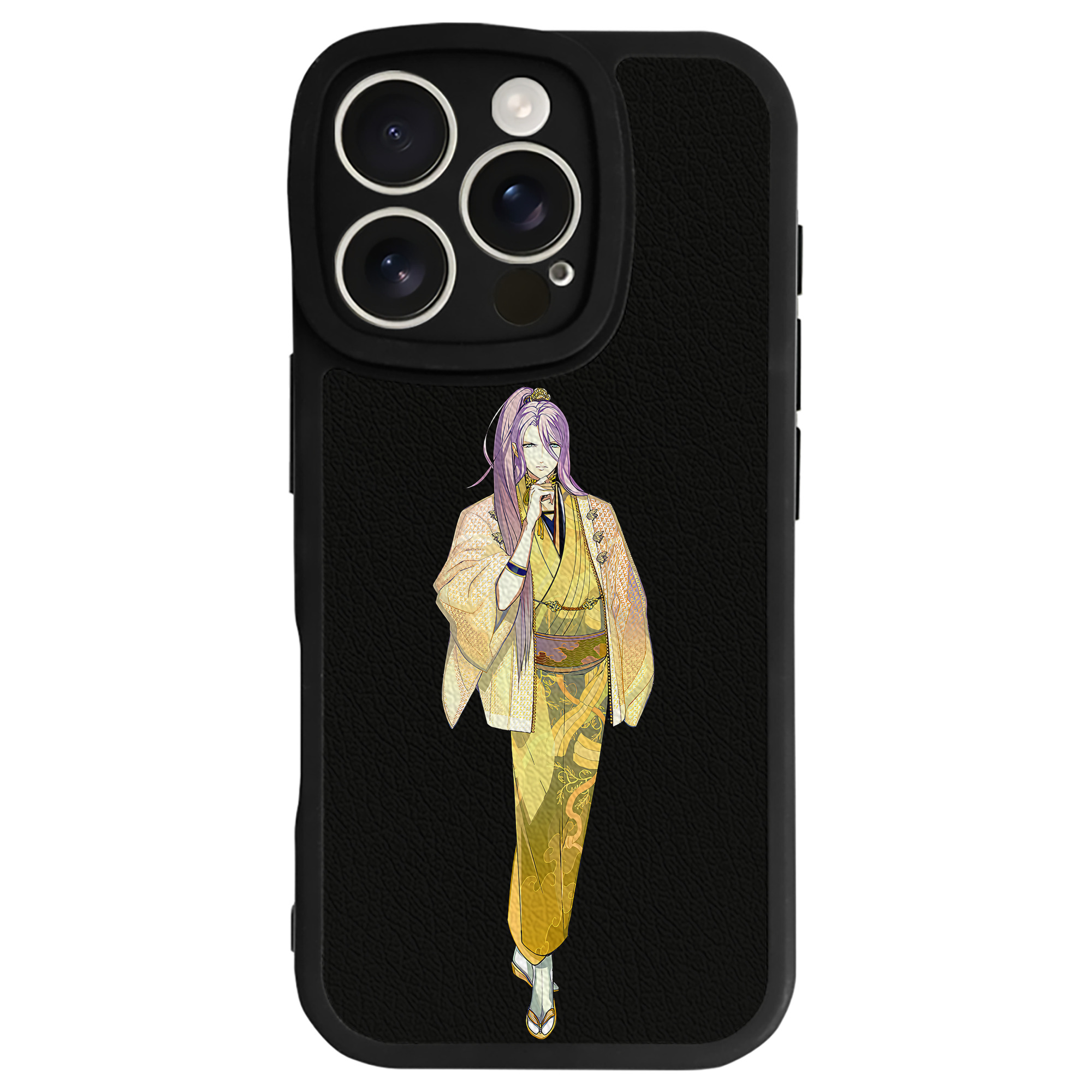 （画像用） 刀剣乱舞 Touken Ranbu 【iPhone 16シリーズ対応】シリコンスマホケース（レザー調） 材質：シリコン